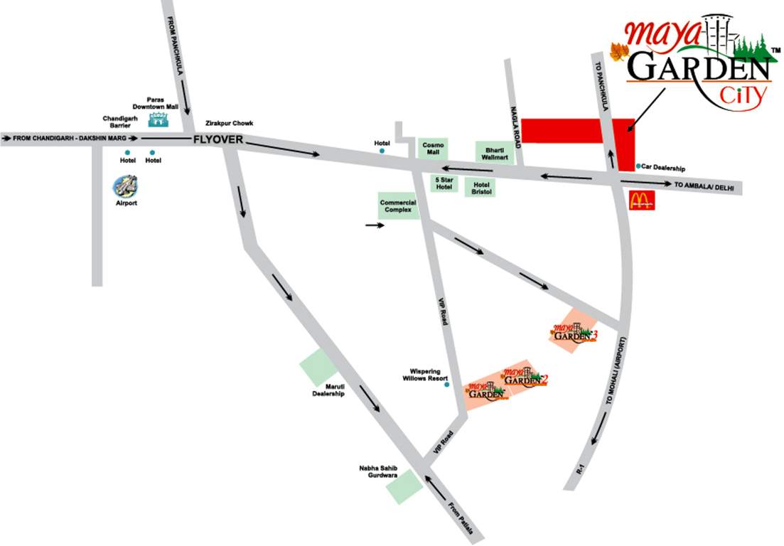  maya garden city Images for Location Plan of  Maya Garden City