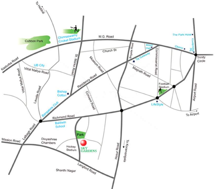 sky gardens Images for Location Plan of G Corp Group Sky Gardens