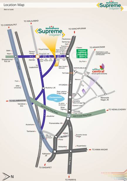  supreme Images for Location Plan of Mahidhara Supreme
