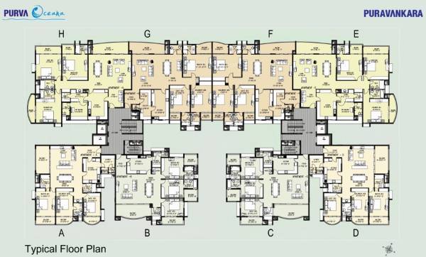 Images for Cluster Plan of Purva Oceana Images for Cluster Plan of Purva Oceana