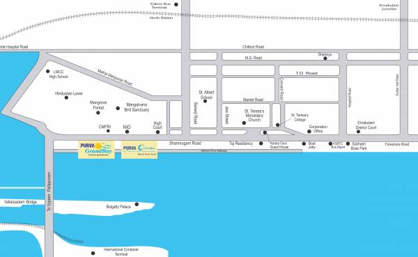 Images for Location Plan of Purva Oceana Images for Location Plan of Purva Oceana