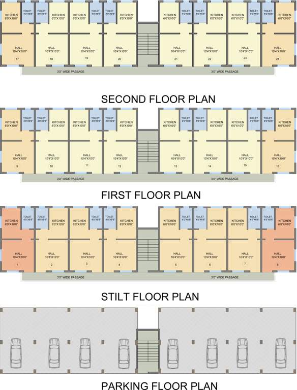 Images for Cluster Plan of Goka Gold Valley Siddhivinayak