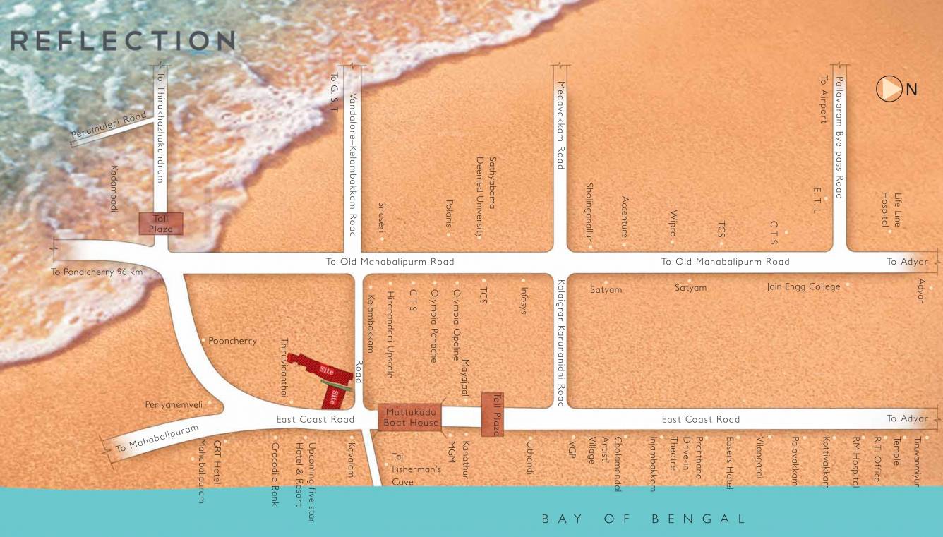  reflection Location Plan