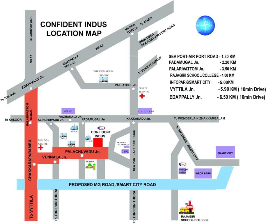  indus Images for Location Plan of Confident Indus