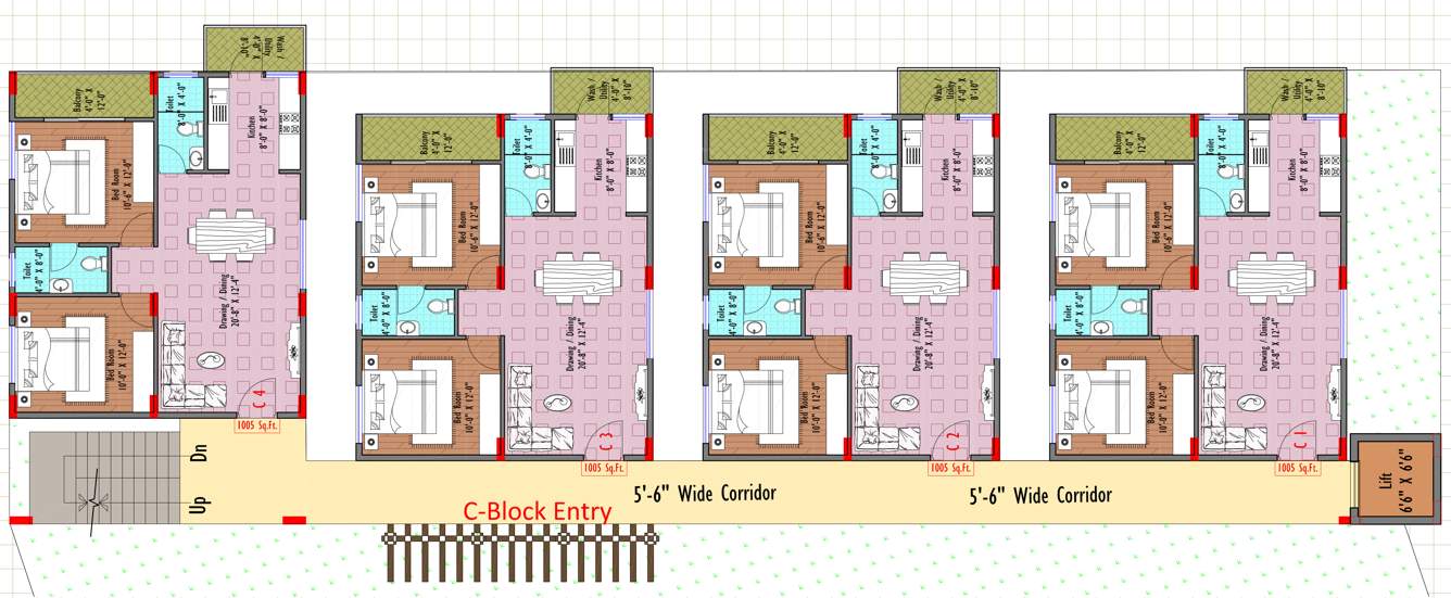 opulent Images for Cluster Plan of Midtown Opulent