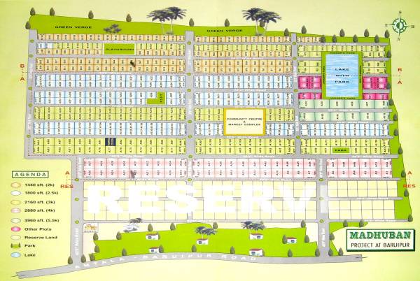 Images for Layout Plan of Unnayan Madhuban Block A And B