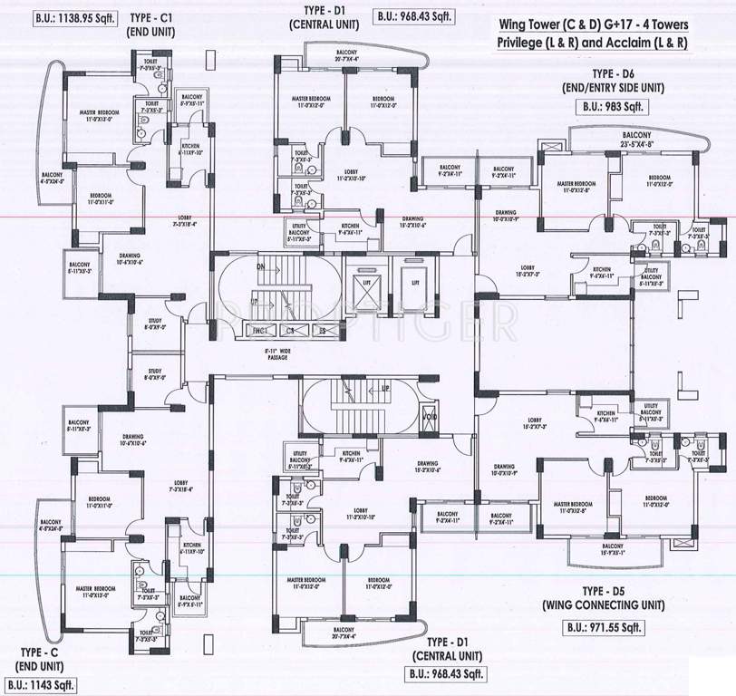 Images for Cluster Plan of Eldeco Accolade