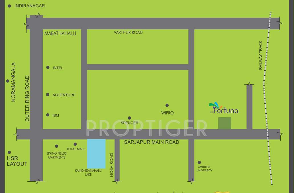  fortuna Images for Location Plan of VRR Fortuna