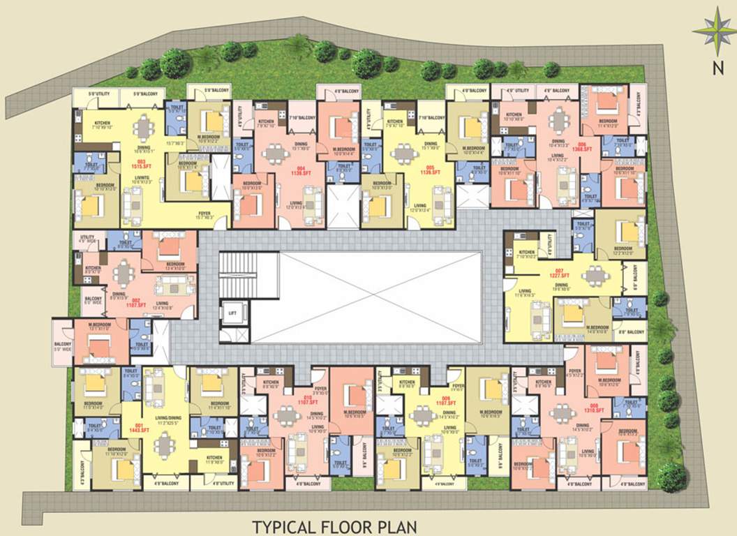 thousand lights Images for Cluster Plan of Northgate Thousand Lights