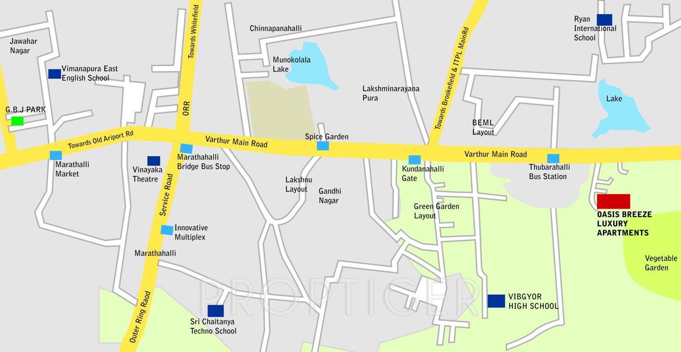  oasis breeze Location Plan