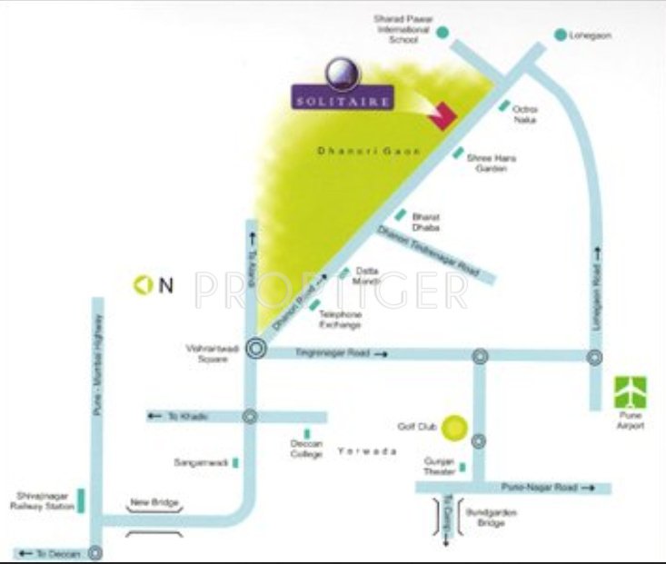  solitaire Location Plan