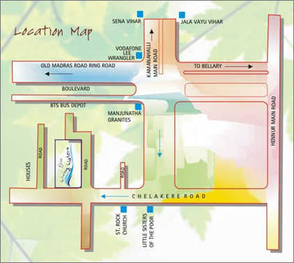 living waters Location Plan