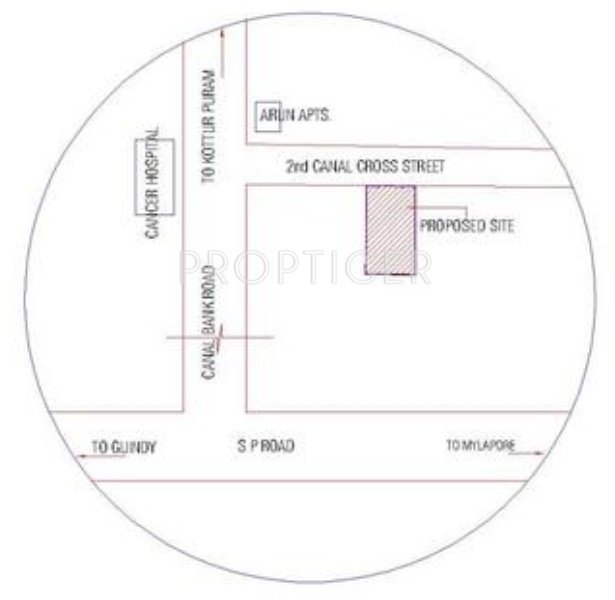 Images for Location Plan of Ramaniyam Real Estates Ishwarya