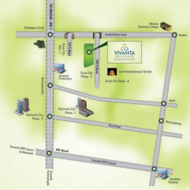 Images for Location Plan of Aashrithaa Vivanta Residence