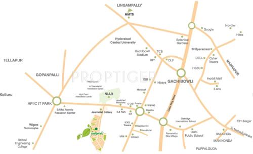  footprints Images for Location Plan of Alekhya Footprints