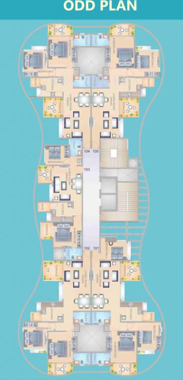 Images for Cluster Plan of S&M The Palazzo