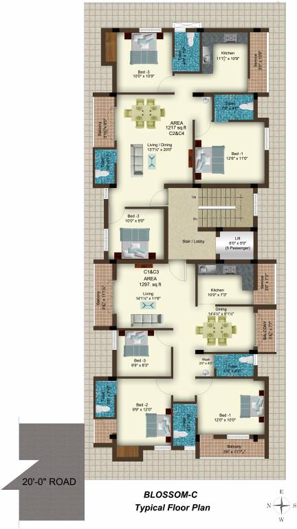 Images for Cluster Plan of Anitech Blossomm C
