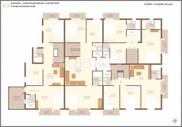 Images for Cluster Plan of Anmol Vishwakarma Heights