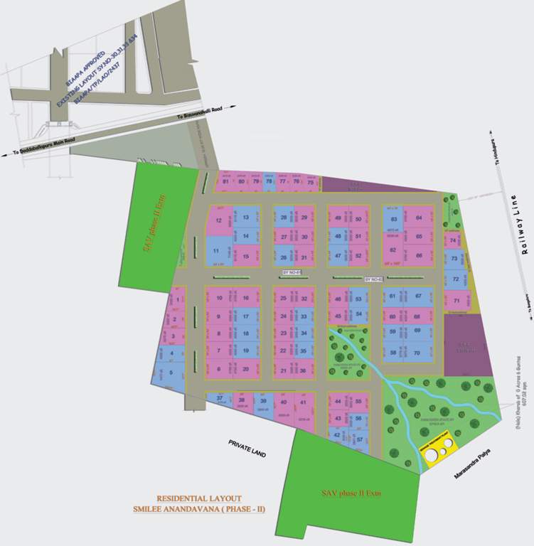 Images for Layout Plan of Blue Valley Smilee Anandavana II