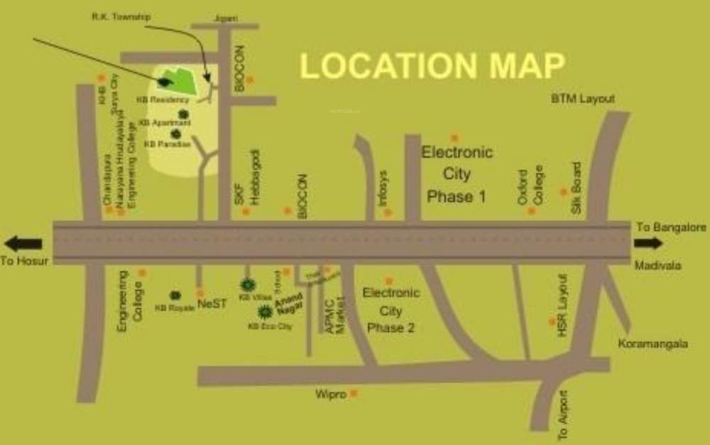 residency Images for Location Plan of Kataria Residency