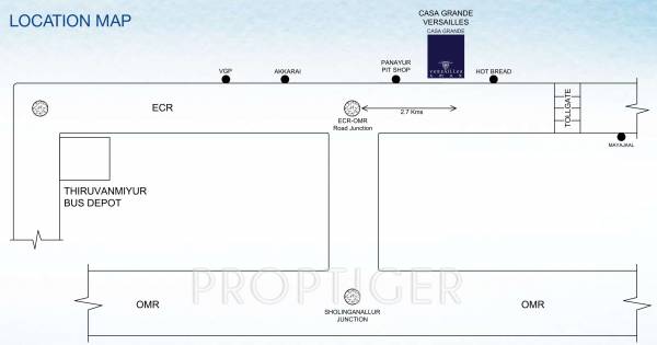 Images for Location Plan of Casagrand Versailles