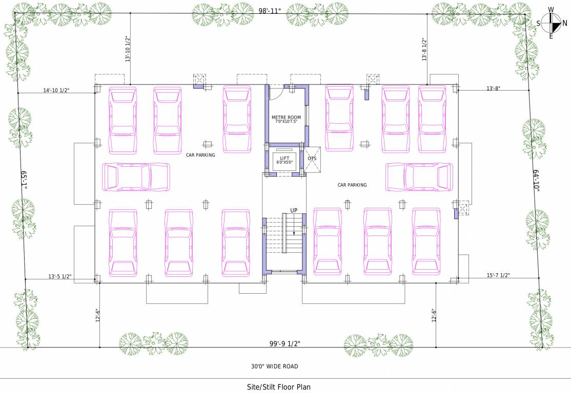 park view Park View Cluster Plan for Stilt Floor