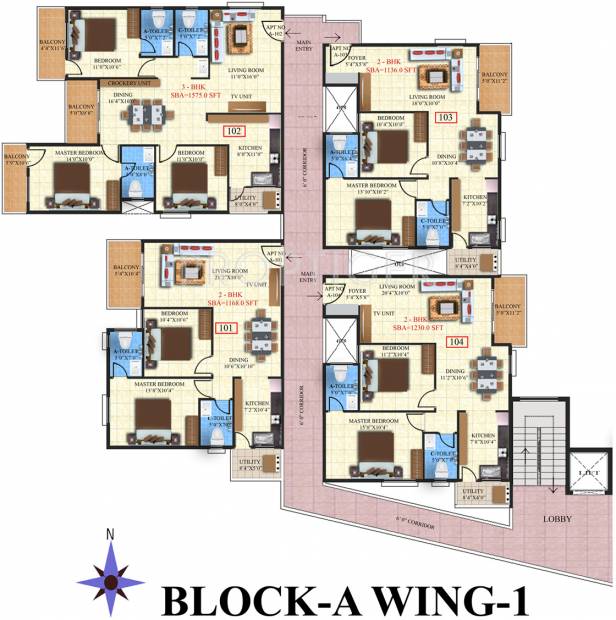  brindavanam Images for Cluster Plan of SV Brindavanam