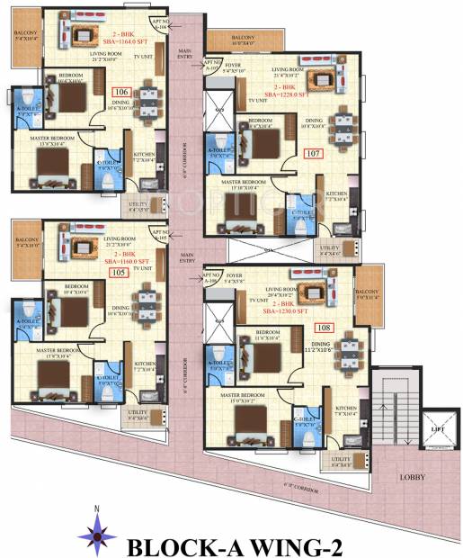  brindavanam Images for Cluster Plan of SV Brindavanam