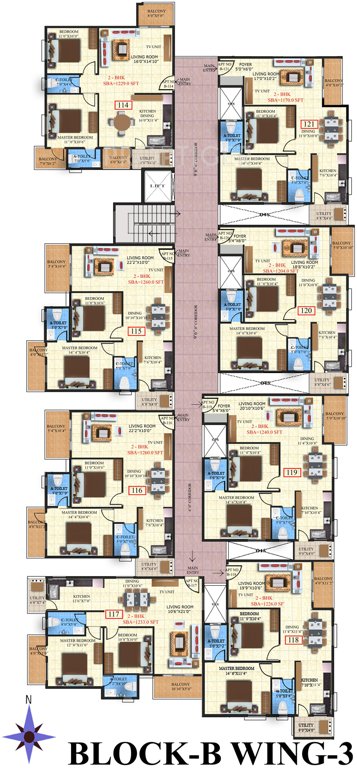 brindavanam Images for Cluster Plan of SV Brindavanam