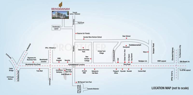  brindavanam Images for Location Plan of SV Brindavanam