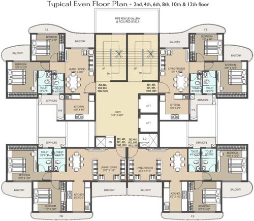 Images for Cluster Plan of Paradise Sai Sahil