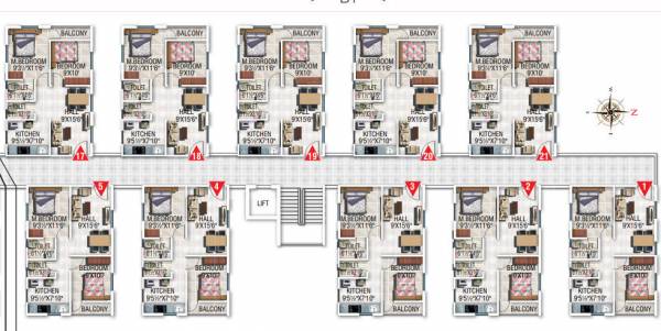  lotus-homes Tower A Cluster Plan