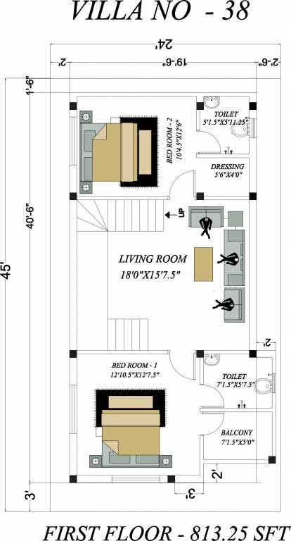 flower garden Cluster Plan