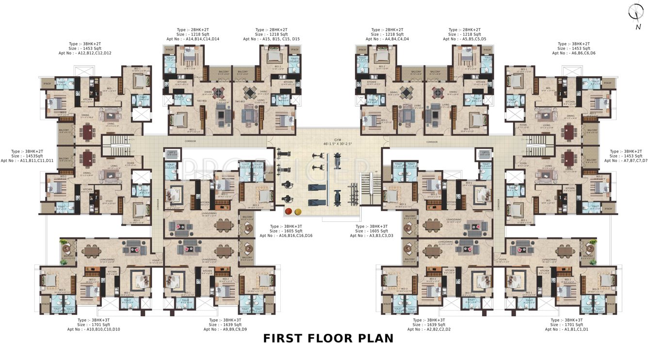 Images for Cluster Plan of Casagrand Vogue