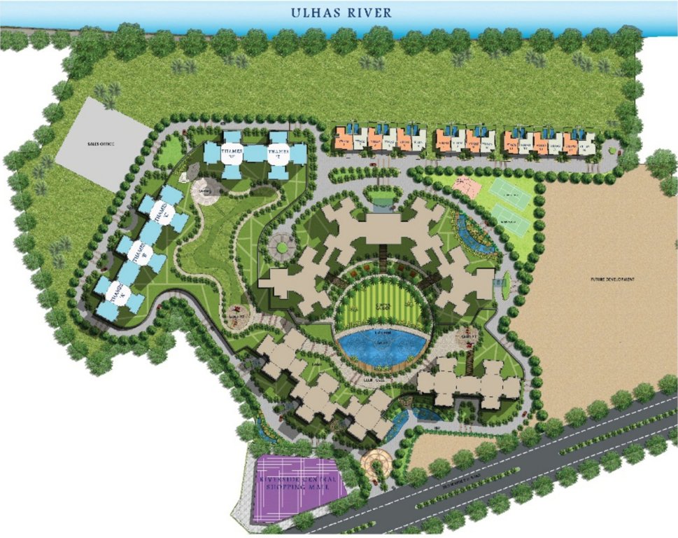 Images for Master Plan of Nirmal Lifestyle City Kalyan Thames