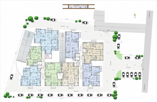  luz-amor Block 1 Cluster Plan