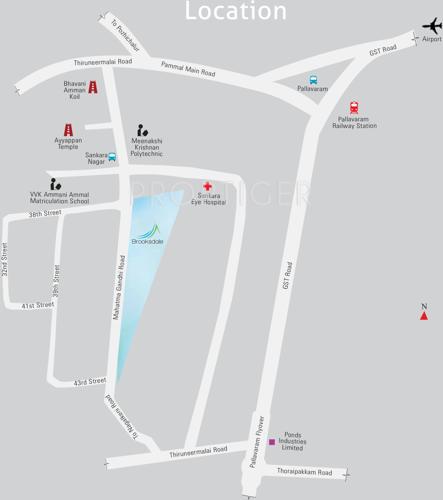  brooksdale Images for Location Plan of Appaswamy Brooksdale