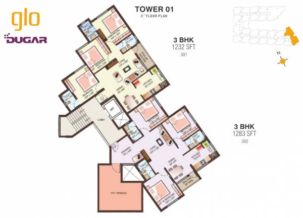  glo-dugar Tower 1 Cluster Plan