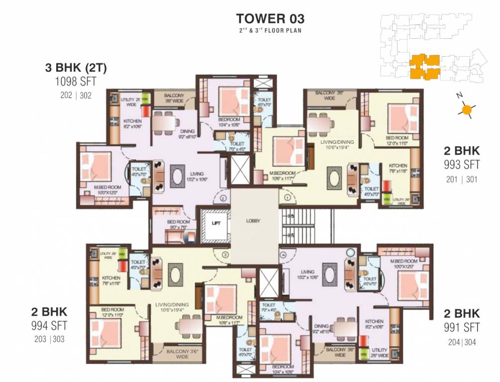  glo dugar Tower 3 Cluster Plan