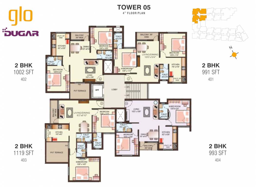  glo dugar Tower 6 Cluster Plan