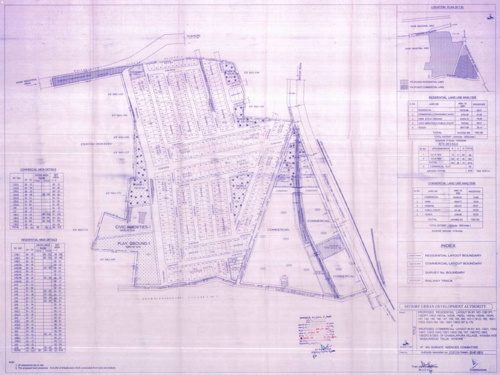 Images for Layout Plan of GSS Chamunde Township