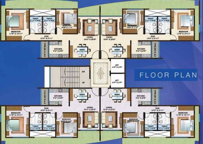  sapphire-i Images for Cluster Plan of Shree Sai Sapphire I