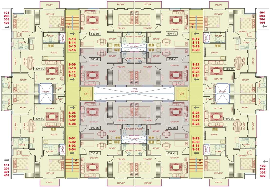  woods Images for Cluster Plan of XL Woods
