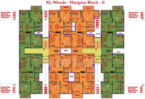  woods Images for Cluster Plan of XL Woods