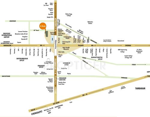  woods Images for Location Plan of XL Woods