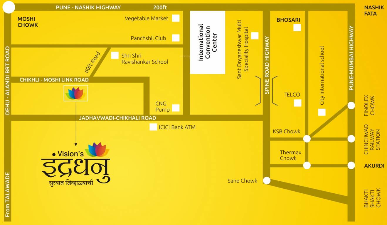 Images for Location Plan of Vision Indradhanu