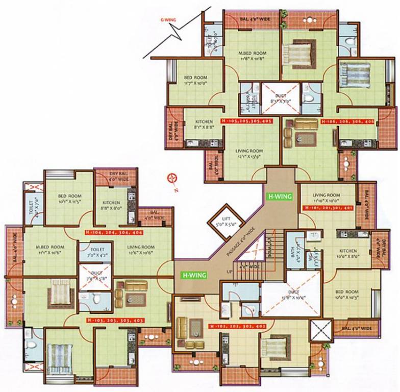 Images for Cluster Plan of Pushkar Snehangan