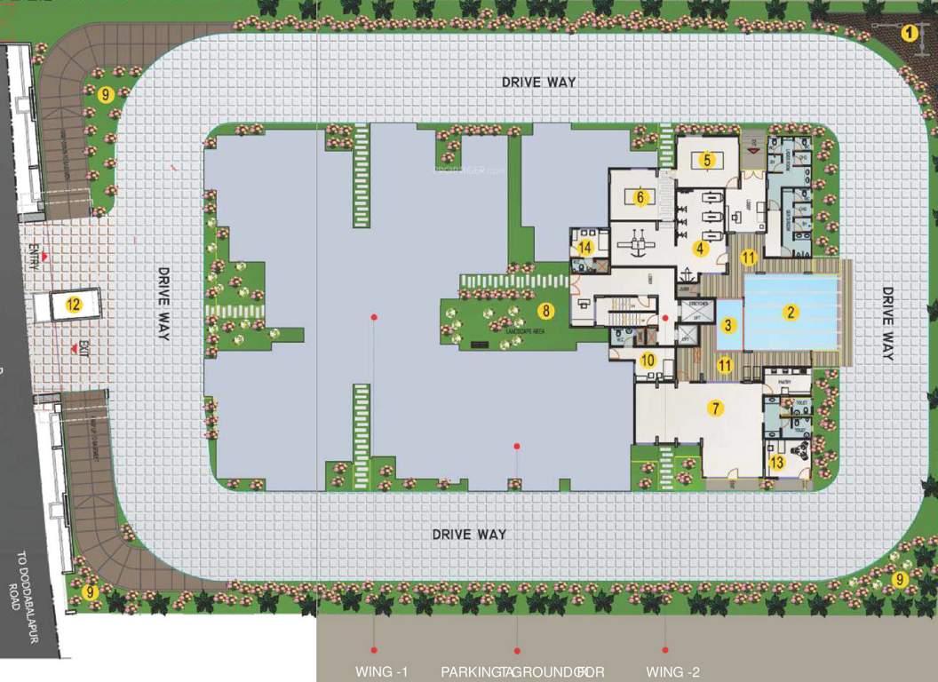 m n orchid Images for Layout Plan of Navami M N Orchid