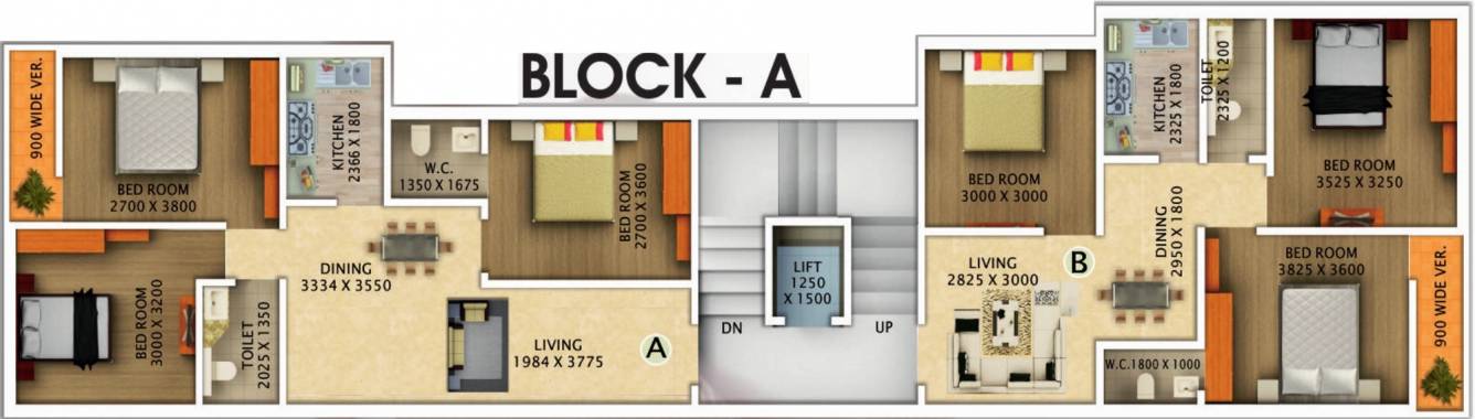 Images for Cluster Plan of Cancun Sun Plaza