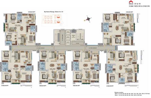 Images for Cluster Plan of My Home Vihanga vihanga Images for Cluster Plan of My Home Vihanga